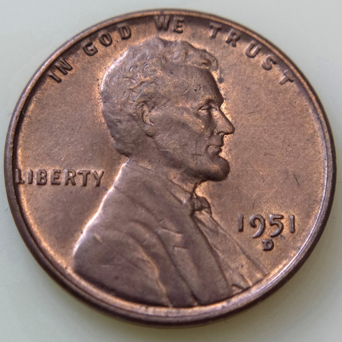 Side-by-side comparison of standard 1951-D mint mark versus the 1951-D/S overmintmark FS-511 showing the S visible beneath the D